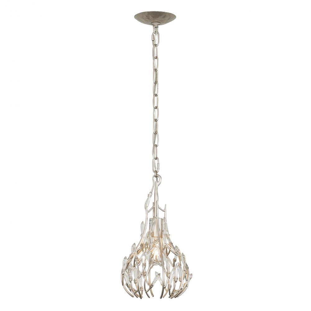 Bask 1-Lt Crystal Mini Pendant - Gold Dust