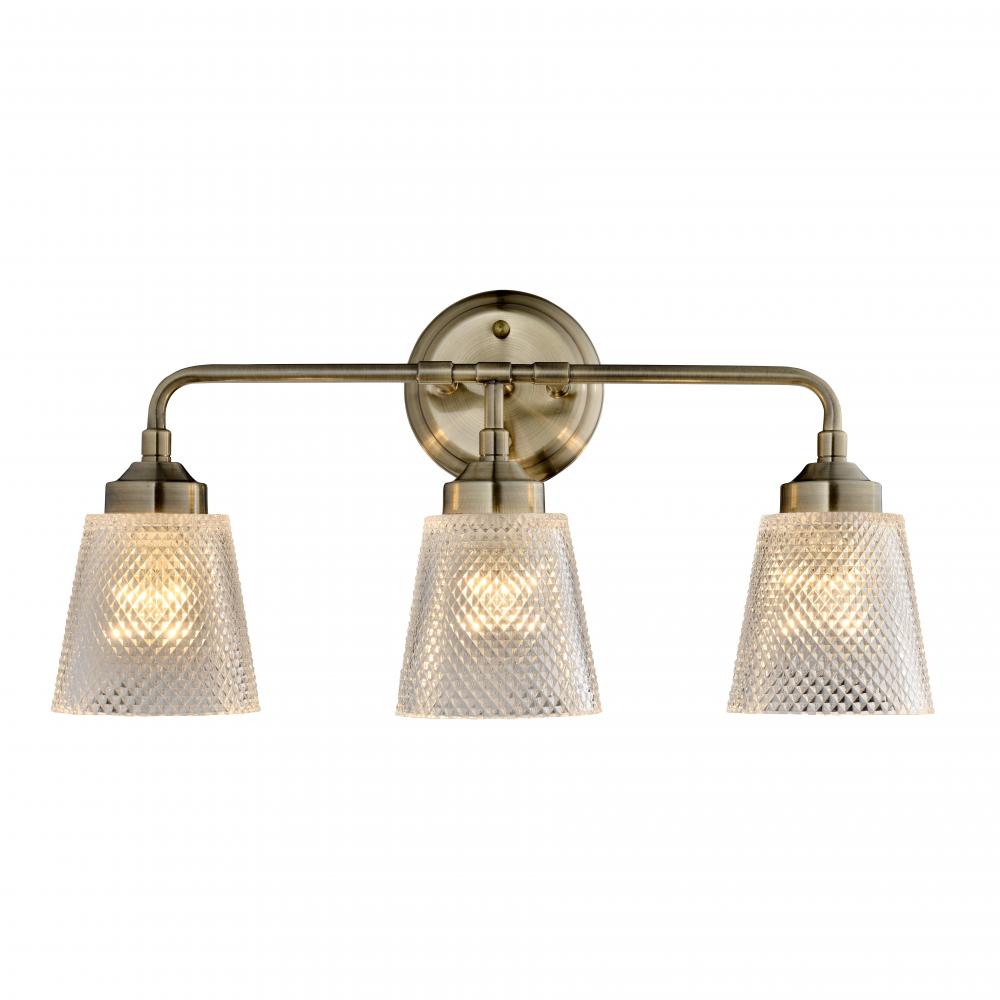 Westport 3-Lt Bath - Antique Brass