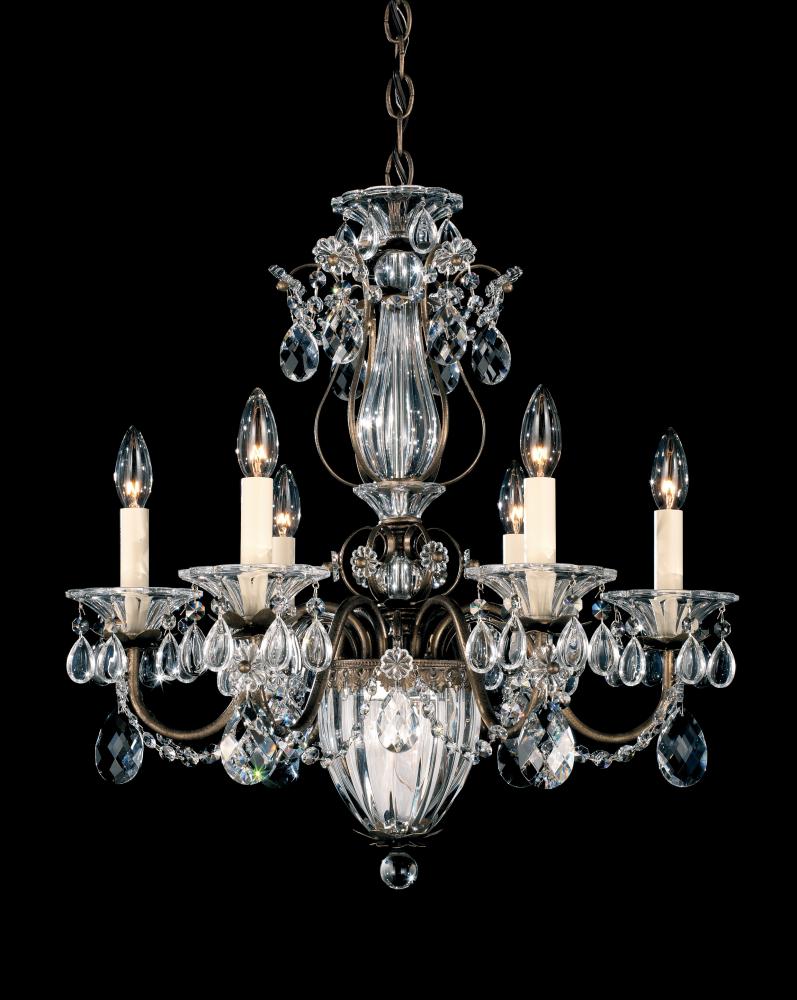 Bagatelle 7 Light 120V Chandelier in Aurelia with Heritage Handcut Crystal
