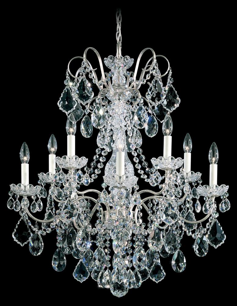 New Orleans 10 Light 120V Chandelier in Aurelia with Radiance Crystal