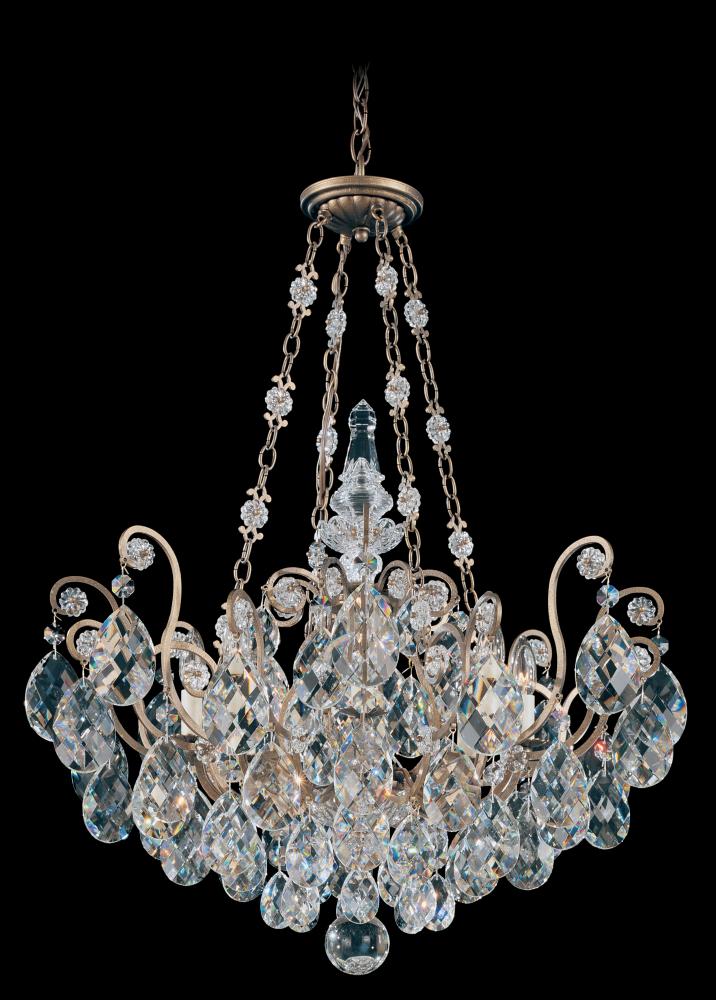 Renaissance 8 Light 120V Pendant in French Gold with Crystals from Swarovski®