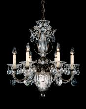 Schonbek 1870 1246-211 - Bagatelle 7 Light 120V Chandelier in Aurelia with Heritage Handcut Crystal