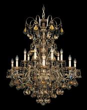 Schonbek 1870 3658-23R - New Orleans 14 Light 120V Chandelier in Etruscan Gold with Radiance Crystal