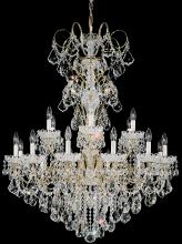 Schonbek 1870 3660-211R - New Orleans 18 Light 120V Chandelier in Aurelia with Radiance Crystal
