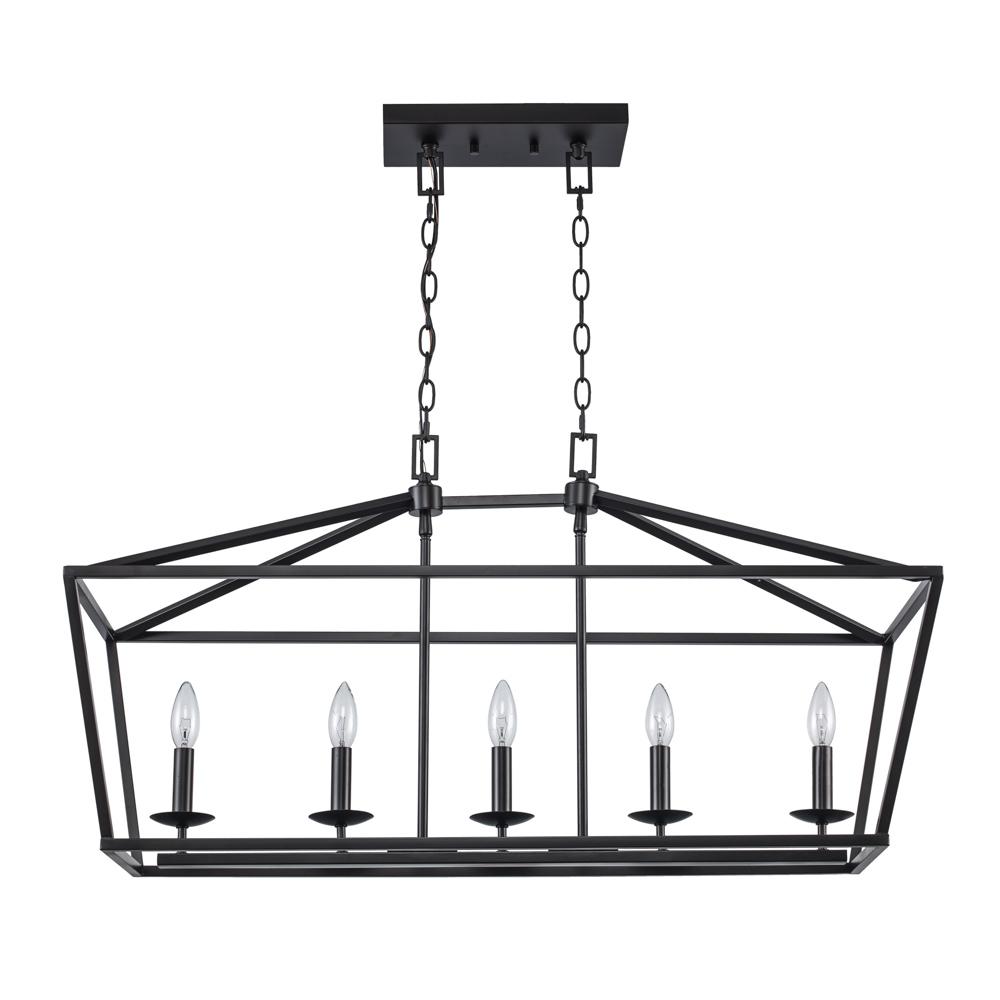 Lacey 12" Pendant Style Cage Chandelier