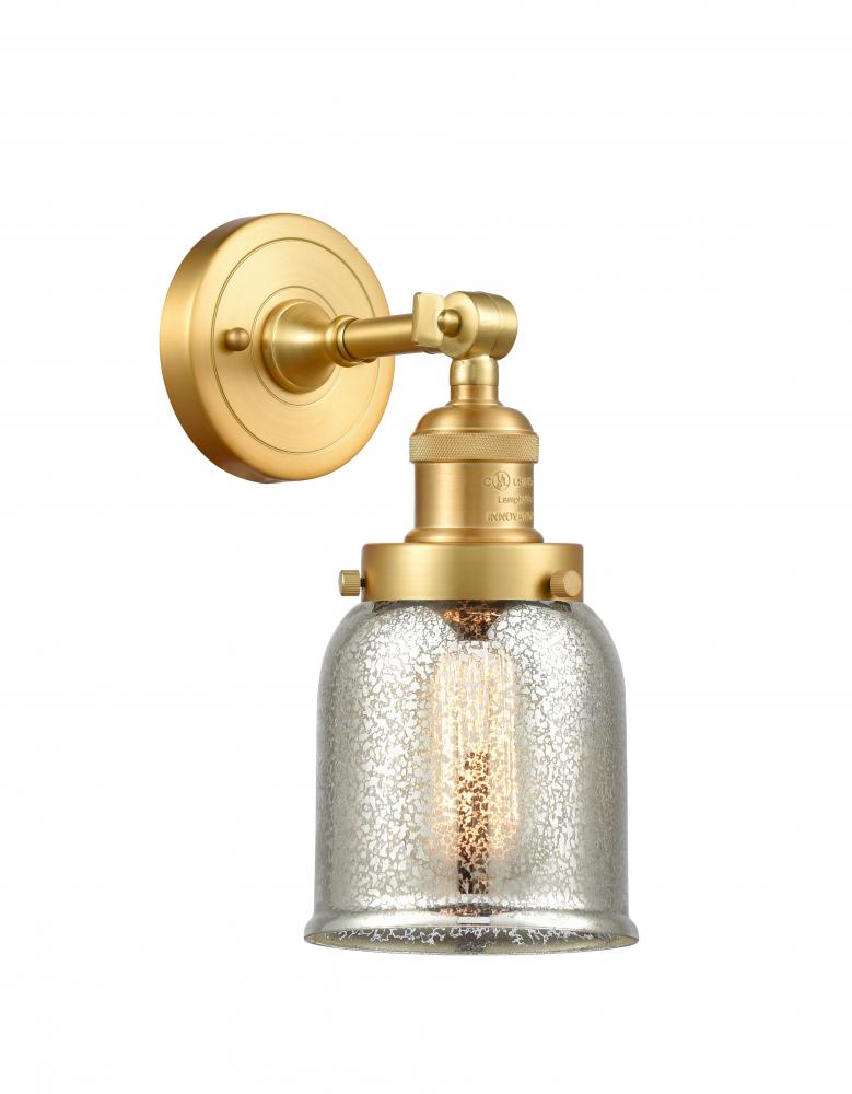 Bell - 1 Light - 5 inch - Satin Gold - Adjustable Sconce