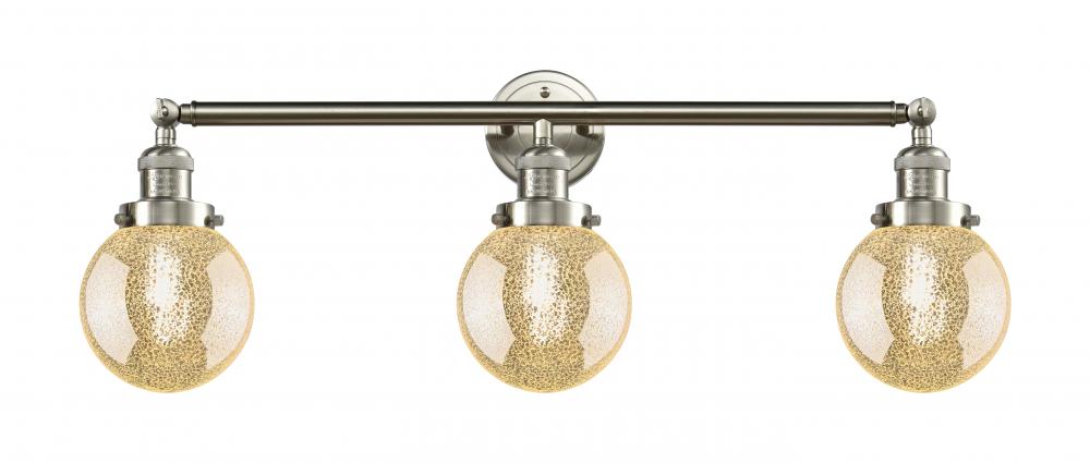 Beacon - 3 Light - 30 inch - Brushed Satin Nickel - Bath Vanity Light