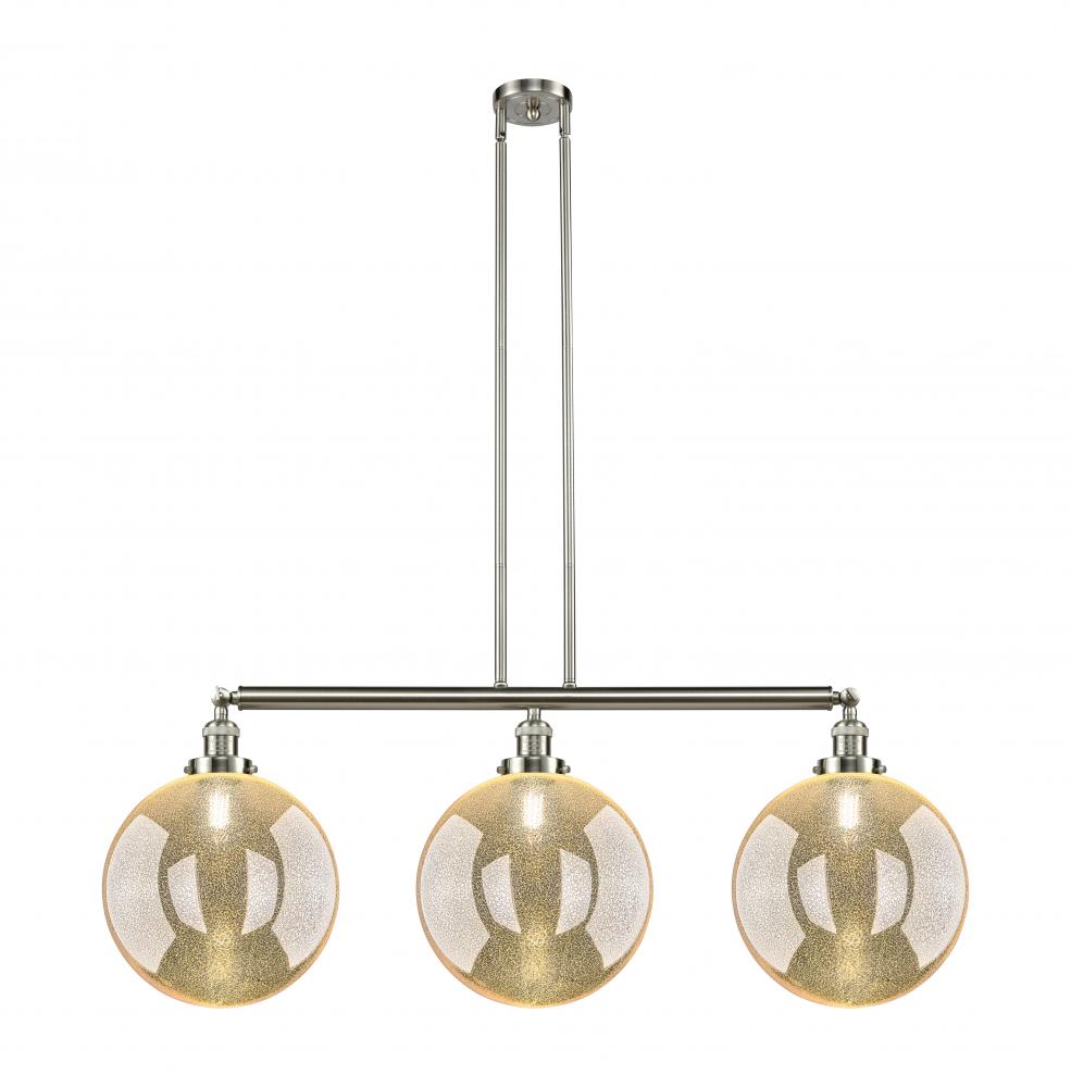 Beacon - 3 Light - 44 inch - Brushed Satin Nickel - Stem Hung - Adjustable Island Light