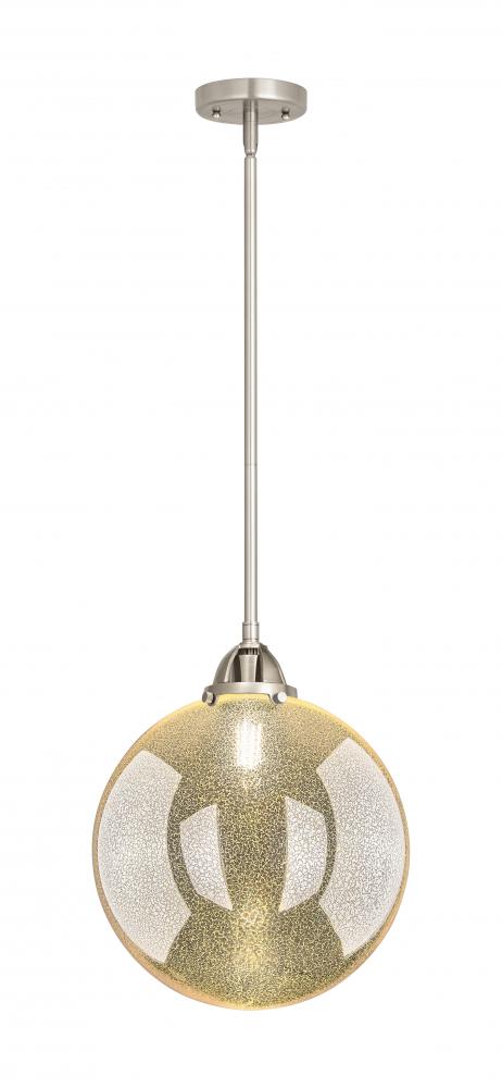 Beacon - 1 Light - 12 inch - Brushed Satin Nickel - Cord hung - Mini Pendant