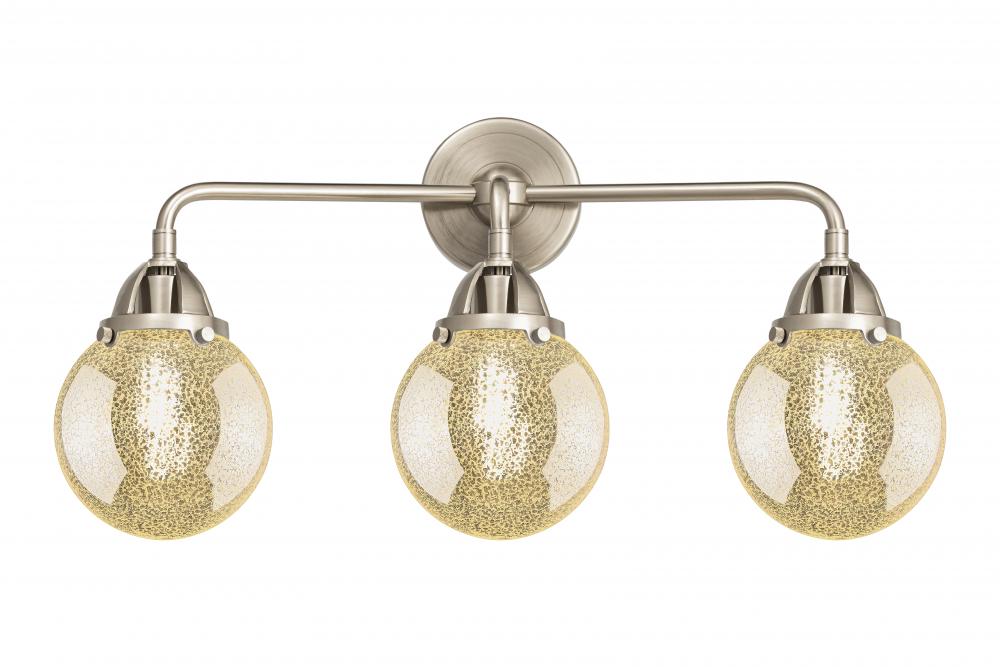 Beacon - 3 Light - 24 inch - Brushed Satin Nickel - Bath Vanity Light