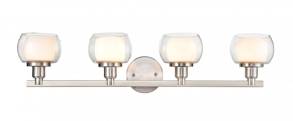 Cairo - 4 Light - 31 inch - Satin Nickel - Bath Vanity Light