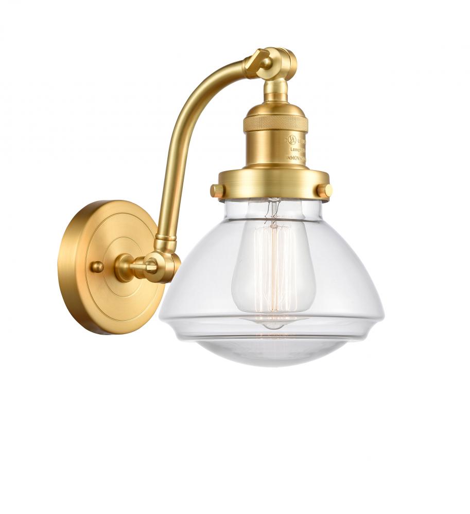 Olean - 1 Light - 7 inch - Satin Gold - Adjustable Sconce
