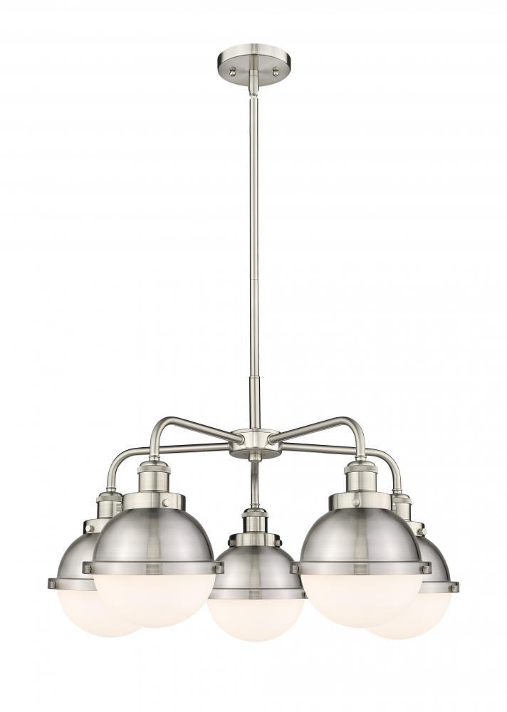 Ballston Urban - 5 Light - 26 inch - Satin Nickel - Chandelier