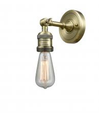 Innovations Lighting 203-AB-LED - Bare Bulb - 1 Light - 5 inch - Antique Brass - Adjustable Sconce