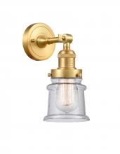 Innovations Lighting 203-SG-G184S-LED - Canton - 1 Light - 5 inch - Satin Gold - Adjustable Sconce