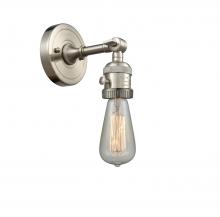 Innovations Lighting 203SW-SN-LED - Bare Bulb - 1 Light - 5 inch - Brushed Satin Nickel - Adjustable Sconce