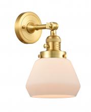 Innovations Lighting 203SW-SG-G171 - Fulton - 1 Light - 7 inch - Satin Gold - Adjustable Sconce