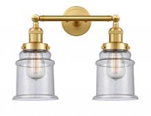 Innovations Lighting 208-SG-G184-LED - Canton - 2 Light - 17 inch - Satin Gold - Adjustable Bath Vanity Light