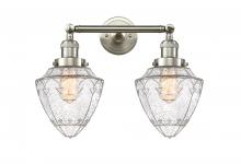 Innovations Lighting 208-SN-G664-7-LED - Bullet - 2 Light - 18 inch - Brushed Satin Nickel - Adjustable Bath Vanity Light