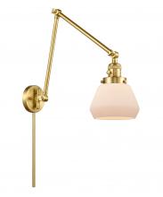 Innovations Lighting 238-SG-G171 - Fulton - 1 Light - 8 inch - Satin Gold -Adjustable Swing Arm