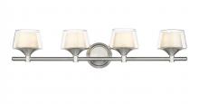 Innovations Lighting 311-4W-SN-CLW-LED - Laguna - 4 Light - 33 inch - Satin Nickel - Bath Vanity Light