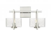 Innovations Lighting 312-2W-SN-CL-LED - Striate - 2 Light - 15 inch - Satin Nickel - Bath Vanity Light