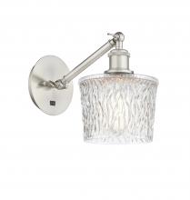 Innovations Lighting 317-1W-SN-G402-LED - Niagara - 1 Light - 7 inch - Brushed Satin Nickel - Adjustable Sconce