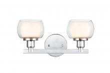 Innovations Lighting 330-2W-PC-CLW-LED - Cairo - 2 Light - 15 inch - Polished Chrome - Bath Vanity Light