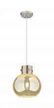 Innovations Lighting 410-1PM-SN-G410-10ME - Newton Sphere - 1 Light - 10 inch - Brushed Satin Nickel - Cord hung - Mini Pendant