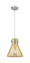 Innovations Lighting 410-1PM-SN-G411-10ME - Newton Cone - 1 Light - 10 inch - Satin Nickel - Cord hung - Pendant