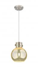 Innovations Lighting 410-1PS-SN-G410-8ME - Newton Sphere - 1 Light - 8 inch - Brushed Satin Nickel - Cord hung - Mini Pendant
