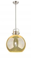Innovations Lighting 410-1SL-SN-G410-14ME - Newton Sphere - 1 Light - 14 inch - Satin Nickel - Pendant