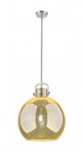 Innovations Lighting 410-1SL-SN-G410-16ME - Newton Sphere - 1 Light - 16 inch - Satin Nickel - Pendant