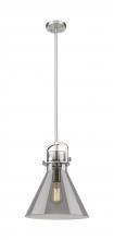 Innovations Lighting 410-1SM-SN-G411-12SM - Newton Cone - 1 Light - 12 inch - Satin Nickel - Mini Pendant