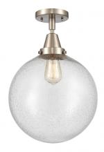 Innovations Lighting 447-1C-SN-G204-12 - Beacon - 1 Light - 12 inch - Brushed Satin Nickel - Flush Mount
