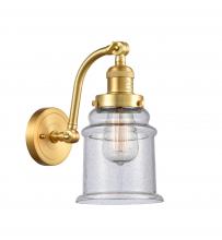 Innovations Lighting 515-1W-SG-G184 - Canton - 1 Light - 6 inch - Satin Gold - Adjustable Sconce