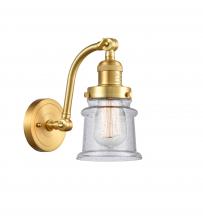 Innovations Lighting 515-1W-SG-G184S - Canton - 1 Light - 7 inch - Satin Gold - Adjustable Sconce
