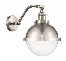 Innovations Lighting 515-1W-SN-HFS-84-SN-LED - Hampden - 1 Light - 9 inch - Brushed Satin Nickel - Adjustable Sconce