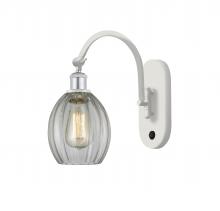Innovations Lighting 518-1W-WPC-G82-LED - Eaton - 1 Light - 6 inch - White Polished Chrome - Adjustable Swing Arm