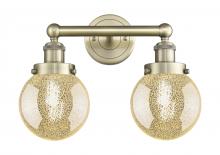 Innovations Lighting 616-2W-AB-G208-6 - Beacon - 2 Light - 15 inch - Antique Brass - Bath Vanity Light