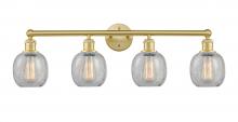 Innovations Lighting 616-4W-SG-G105 - Belfast - 4 Light - 33 inch - Satin Gold - Bath Vanity Light