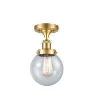 Innovations Lighting 916-1C-SG-G204-6 - Beacon - 1 Light - 6 inch - Satin Gold - Flush Mount