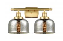 Innovations Lighting 916-2W-SG-G78 - Bell - 2 Light - 18 inch - Satin Gold - Bath Vanity Light