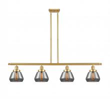 Innovations Lighting 916-4I-SG-G173 - Fulton - 4 Light - 48 inch - Satin Gold - Stem Hung - Island Light