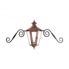 Primo Gas Lanterns NW-22E_MOU - Two Light Moustache Scrolls