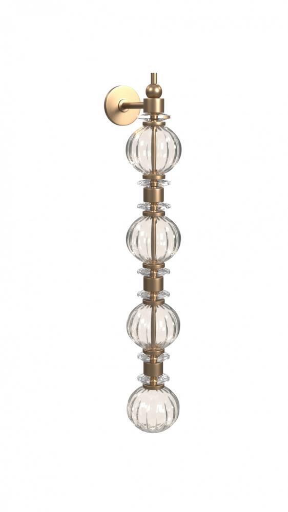 Avra Glass And Metal Wall Sconce