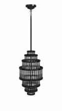 Avenue Lighting HF1924-GM - Waldorf Metal And Glass Rod Pendant