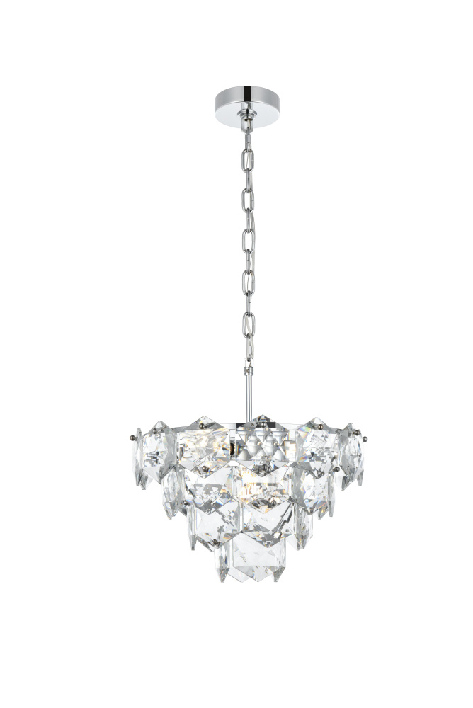 Adaline 16 inch Chandelier in Chrome