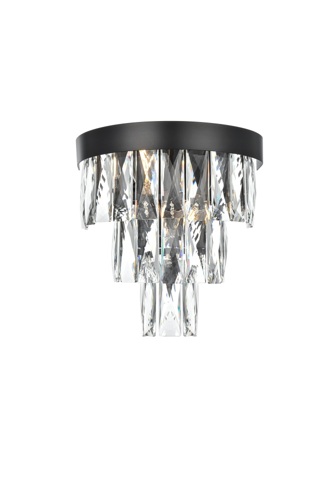 Josephine 10 inch Wall Sconce in Black