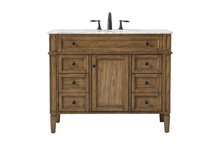 Elegant VF12542DW - 42 inch Single bathroom vanity in driftwood